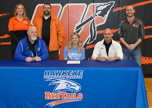 Waukon High School senior Mia Kurth signed a letter of commitment to compete for both the women&rsquo;s cross country team and women&rsquo;s wrestling team at Hawkeye Community College in Waterloo, beginning this fall. Kurth says she plans to study... <a href="/articles/2024/05/15/mia-kurth-commits-her-running-and-wrestling-talents-hawkeye-community-college">+ continue reading</a> 