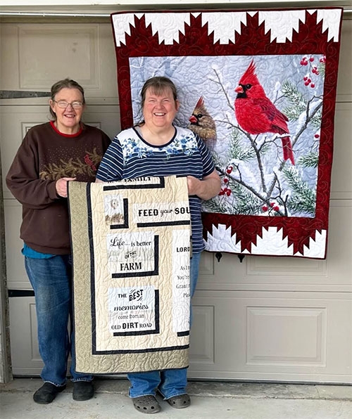Diane Rissman and Carolyn Clark of Forest Mills Quilt Shop ...