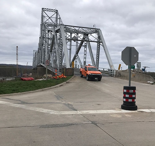 As evident in the surrounding photos on this page, the Black Hawk Bridge at Lansing was opened to traffic by Iowa Department of Transportation (DOT) officials Saturday, April 20 at approximately 11 a.m., bringing to an end a nearly two-month closure... <a href="/articles/2024/04/24/black-hawk-bridge-back-open-traffic-after-repairs-are-completed-bridge-tested">+ continue reading</a> 