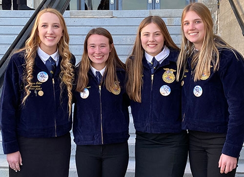 by Mallory Berns, Chapter Reporter	&nbsp;&nbsp; &nbsp;	February 21 of this year, the FFA Northeast Iowa Sub-District contest was held in Elkader at Central Community High School. At this event, Waukon FFA had 13 members compete in seven... <a href="/articles/2023/06/07/waukon-ffa-competes-sub-district-and-district-leadership-contests">+ continue reading</a> 