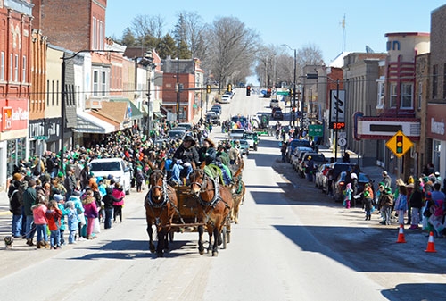 The streets of Waukon were lined with those pulling for the spirit of the Irish, much like the mules and horses that pulled the Patterson Creek Social Club during the annual St. Patrick&rsquo;s Day Parade Sunday, March 19 in Waukon. With cooler than... <a href="/articles/2023/03/22/pullin%E2%80%99-irish-st-patrick%E2%80%99s-day-parade-2023">+ continue reading</a> 