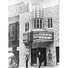 Town Theatre, circa 1940s ...  Submitted photo.